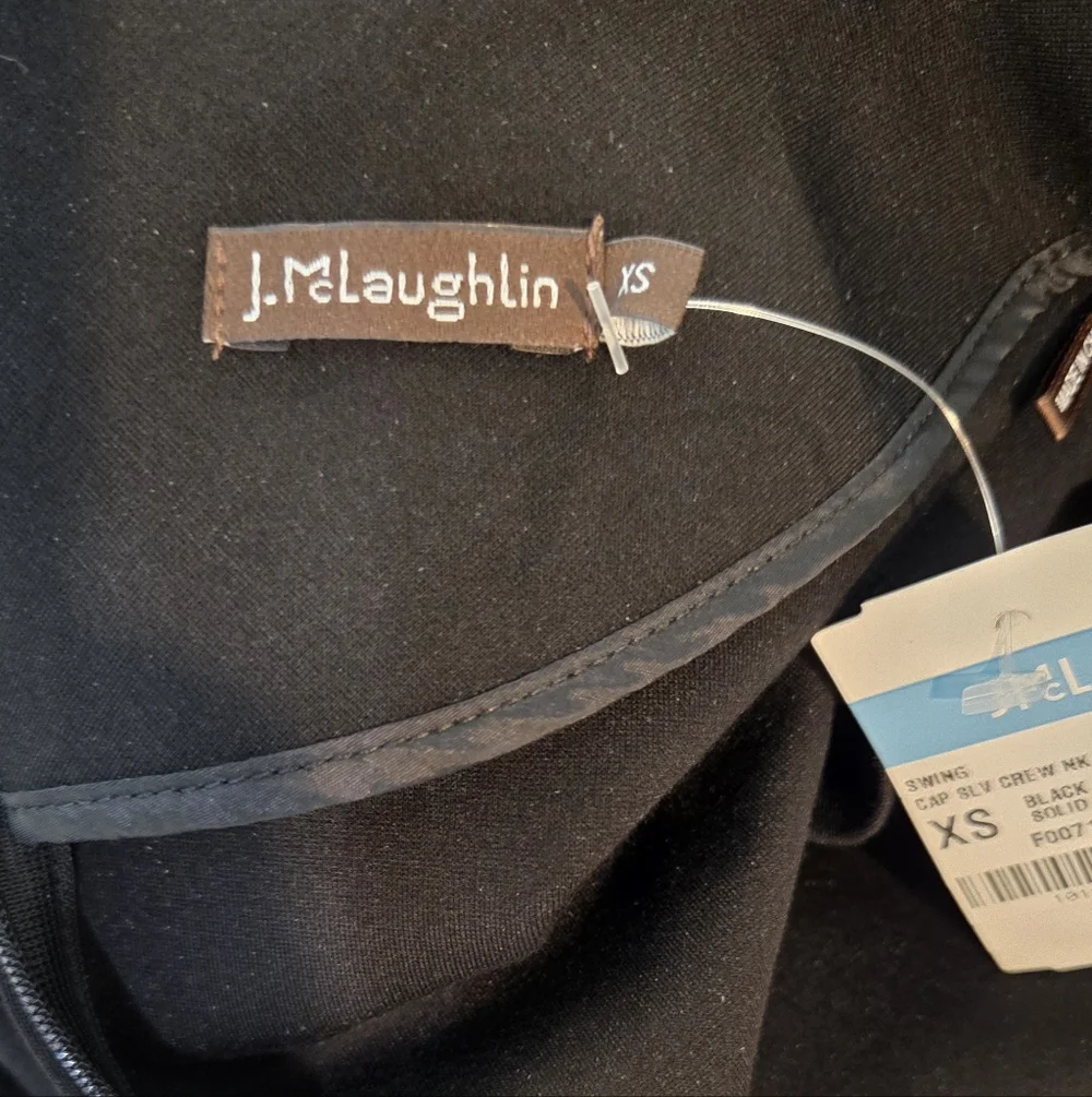 Women's J.McLaughlin Black Dress, Size Xs - Picture 2 of 11